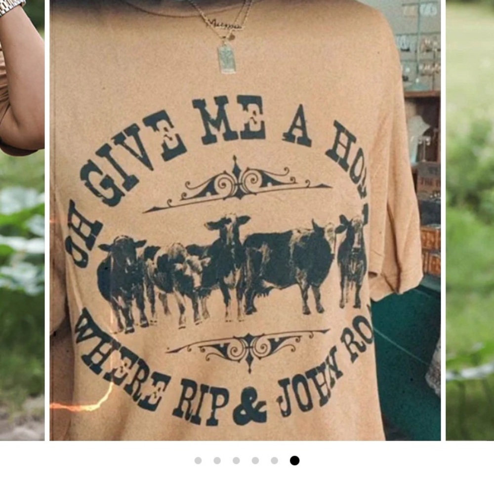 Yellowstone Home Brown Graphic Tee with Western Print
Bin A - Picture 3 of 9